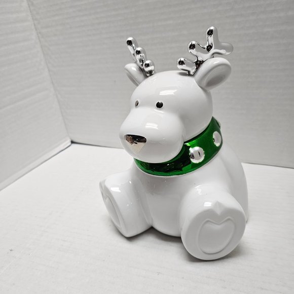 2009 Harry Slatkin Reindeer Jingles Scented Candle Signed Fresh Balsam Rare - Picture 14 of 16